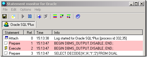 Statement Tracer for Oracle