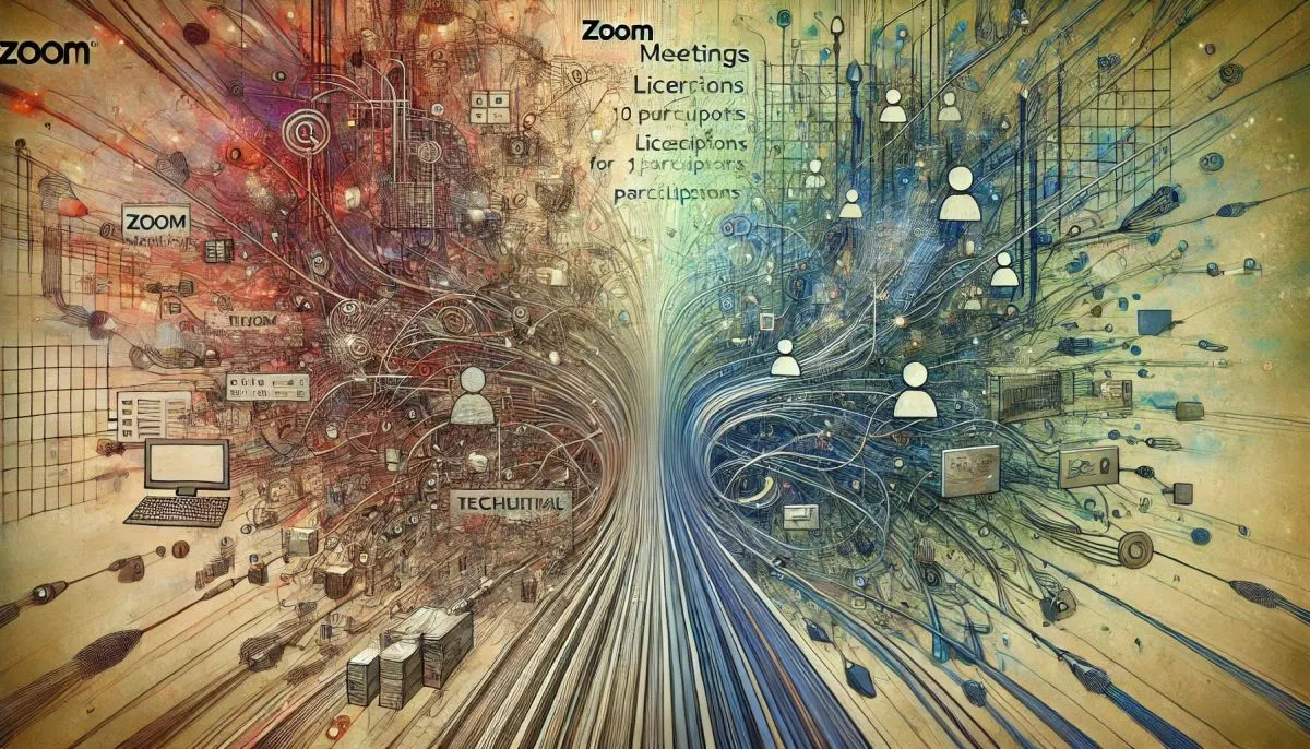 the process of enabling a Zoom Meetings license for 1,000 participants