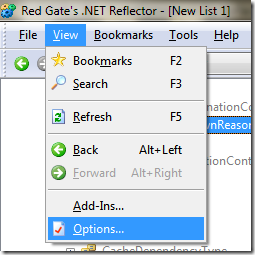Red Gate's .NET Reflector :: Enum Viewer 讓你可以在主選單的 [View] / [Options] 中可設定列舉顯示的方式