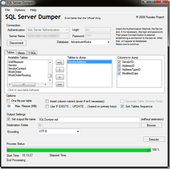 SQL Dumper 
