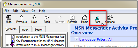CHM: Messenger Activity SDK